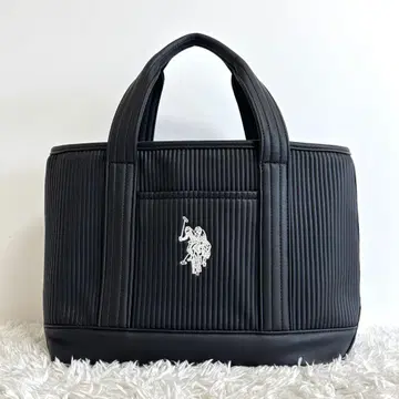U.S. POLO ASSN. 플리츠 토트백 핸드백