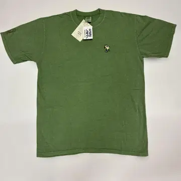 미사용 CRAZY SHIRTS LUCKLY FLOG 로고 올리브 그린