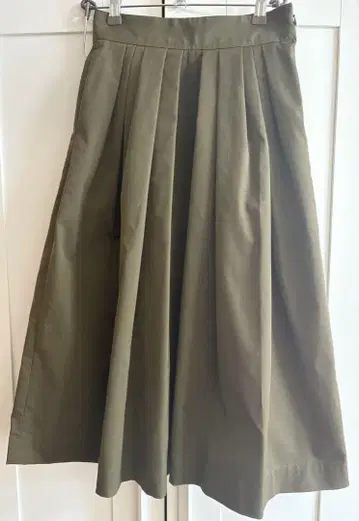 [ Ballsey ] 투모로우랜드 플레어 롱 스커트 카키 Size 32