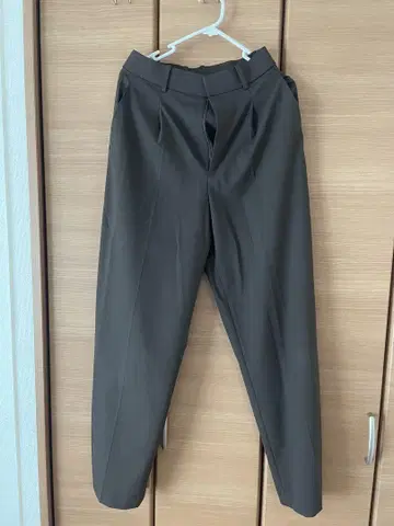 UNIQLO 턱 와이드 팬츠 기장 긴 스타일