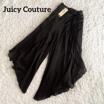 [새상품] Juicy Couture 실크 혼방 쉬폰 팬츠 랩 스커트