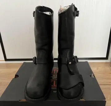 Harley-Davidson 24cm 엔지니어 부츠 블랙