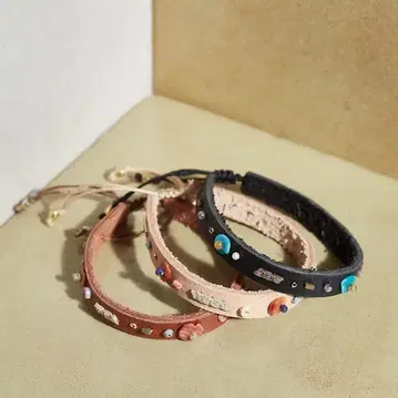 새상품 CHAN LUU Leather Bracelet F