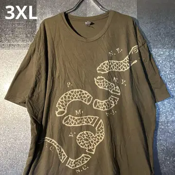 USA 구제 티셔츠 3XL 사이즈 NEXT LEVEL 오버사이즈 뱀