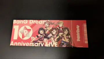 뱅드림! 10th Anniversary LIVE 티켓풍 카드