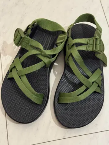 Chaco ZX1 클래식 올리브 샌들 26cm