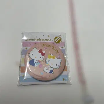 헬로키티 캔 거울 핑크