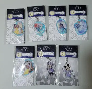 Disney 100 아크릴 키링 7개 세트