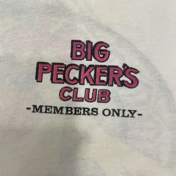 BIG PECKER'S CLUB 빅 페커스 클럽 프린트 티셔츠 XL