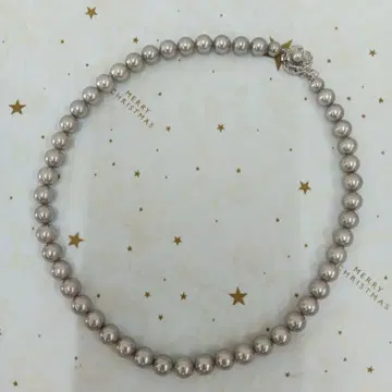 그레이 펄 SILVER 목걸이