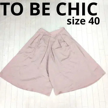 249 TO BE CHIC 핑크 와이드 팬츠 플리츠 40