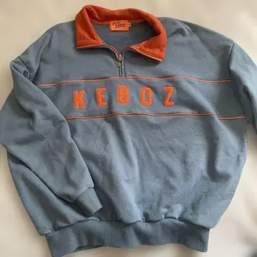 Keboz 블루 x 오렌지 집업 트레이너 M