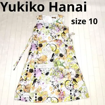 249 Yukiko Hanai 꽃무늬 민소매 원피스 10