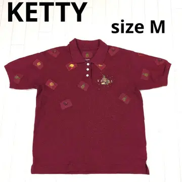 249 KETTY 후르츠 자수 반팔 피케 셔츠 M
