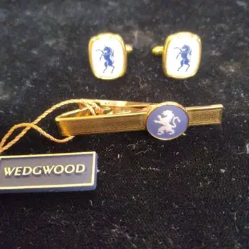 WEDGWOOD 유니콘 넥타이핀 커프스 세트
