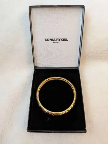 SONIA RYKIEL 소니아 리키엘 팔찌 골드 퀼팅