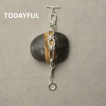 투데이풀 TODAYFUL Mix Chain Bracelet 실버