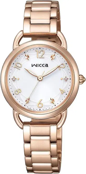 wicca 로즈 골드 손목시계 (쿼츠)