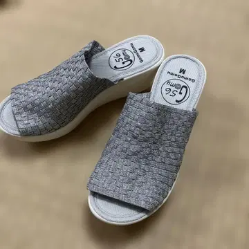 GomuGomu 56 뜨개질 뮬 M 실버
