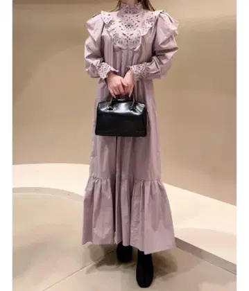 (벨트 없음) SNIDEL 자수 롱 원피스 사이즈 0