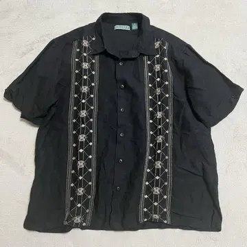 린넨 혼방 CUBAVERA 쿠바 셔츠 반팔 셔츠 R-7905