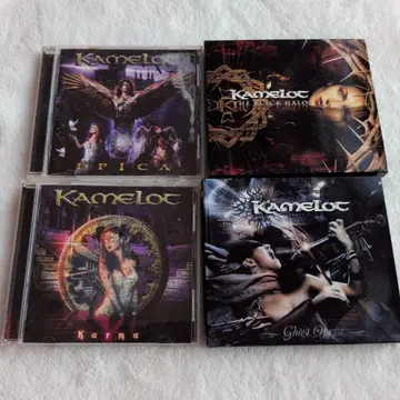Kamelot 4장 세트 오비, 씰 포함 락 메탈 서양 POP
