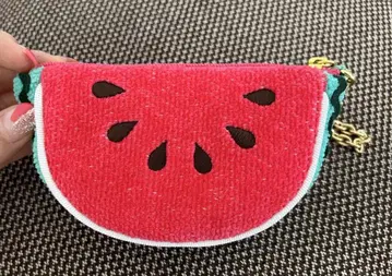 페일러 수박도트 수박 모양 파우치