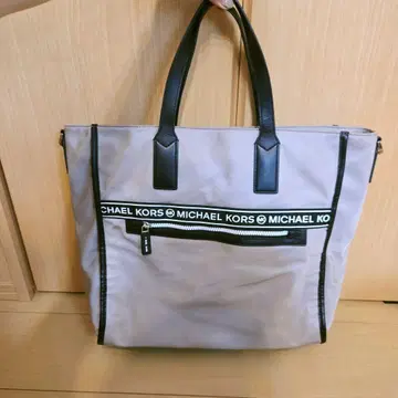 MICHAEL KORS 그레이 토트백