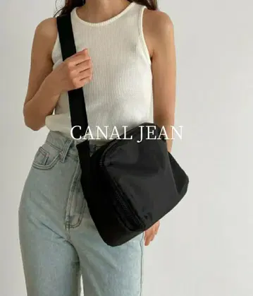 새상품급 CANAL JEAN 숄더백 블랙