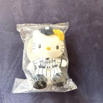 한신 타이거즈 키티 앉은 자세 마스코트 키링