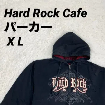 Hard Rock Cafe 네이비 후드티 남녀 공용