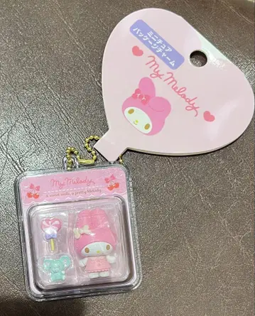 산리오 캐릭터즈 미니어처 패키지 참 마이멜로디 마이멜로디