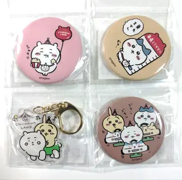치이카와 랜드 쁘띠 아크릴 키링 토끼 하치와레 삐뽀뽀