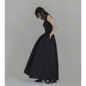 [ OAF ] DOCKING MAXI DRESS BLACK