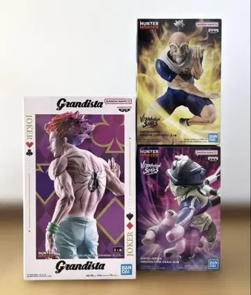HUNTER x HUNTER 피규어 3개 세트 히소카 메르엠 네테로
