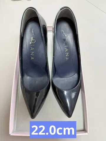 DIANA 네이비 스틸레토 하이힐 22.0cm