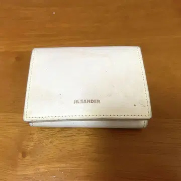 JIL SANDER 화이트 3단 반지갑