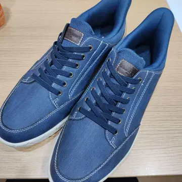 [미사용] CEDAR CREST 네이비 데님 패턴 스파 신발 28cm