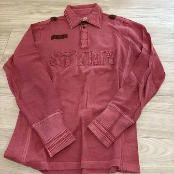 Russeluno STYMY 빨간색 M 긴팔 피케 셔츠