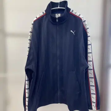 [새상품급] PUMA 네이비/화이트 트랙 자켓 M