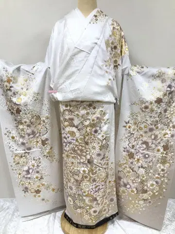 후리소데 미재단 제품, 순수 실크