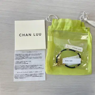 CHAN LUU 블랙 골드 팔찌
