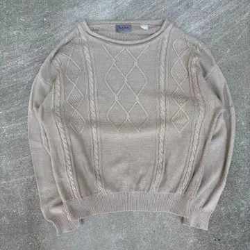 90-00년대 PaulSmithSport 코튼 니트 롤넥 아란
