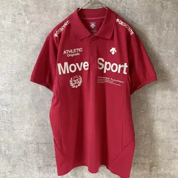 DESCENTE Move Sport 피케 셔츠 골프 헬스장 트레이닝 L