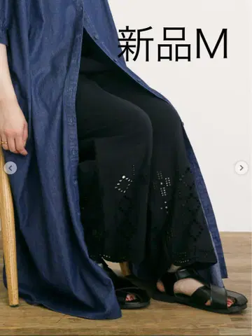새상품 M 컷 절개 속바지 블랙 사만사 모스모스