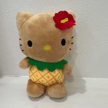헬로키티 하와이 한정판 봉제 인형 파인애플 일광화상 ABC마트