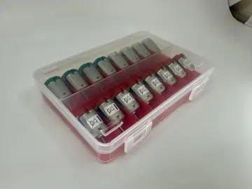 미니 사륜구동 모터 케이스 클리어 레드