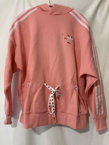 [ 새상품급 ] adidas 핑크 후드티 하트