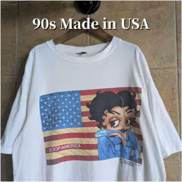 90년대 USA 제작 베티 붑 Betty Boop 티셔츠 싱글 스티치
