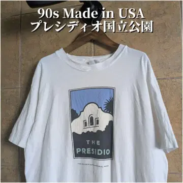 90s USA 제작 프레시디오 국립공원 티셔츠 싱글 스티치 L